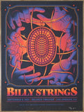 2021 Billy Strings - Los Angeles Silkscreen Concert Poster by Half Hazard Press
