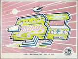 2022 Billy Strings - Baltimore Red Variant Concert Poster by Andy Vastagh
