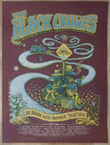 2013 The Black Crowes - Spring Tour Plum Silkscreen Concert Poster by Marq Spusta
