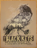 2008 The Black Keys - DC Silkscreen Concert Poster by Dan Grzeca