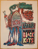 2008 The Black Keys - European Tour Poster by Dan Grzeca