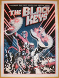 2012 The Black Keys - Auckland Variant Poster by Blair Sayer