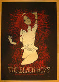 2012 The Black Keys - Torino Concert Poster by Malleus