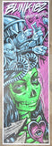 2017 Blink-182 - Lubbock Silkscreen Concert Poster by Maxx242