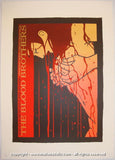 2007 The Blood Brothers Silkscreen Concert Poster by Malleus