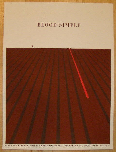 2011 "Blood Simple" - Silkscreen Movie Poster by Jason Munn