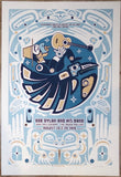 2010 Bob Dylan - Troutdale Silkscreen Concert Poster by Gary Houston