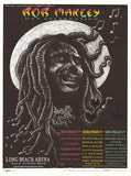 1997 Bob Marley Day w/ Gregory Isaacs & Luciano - Long Beach Concert Poster by Emek