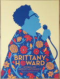 2021 Brittany Howard - Austin Silkscreen Concert Poster by John Vogl