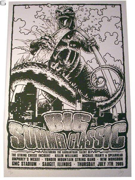 2005 Big Summer Classic - Sauget Variant Concert Poster by Jeff Wood & Thief
