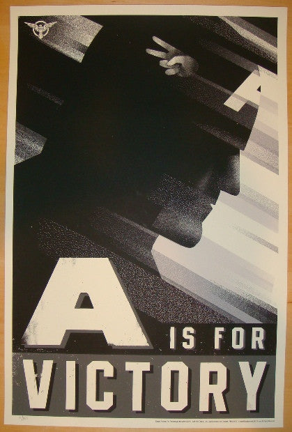 2011 "Captain America" - I Variant Movie Poster by Olly Moss