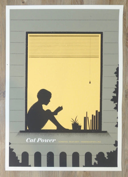 2017 Cat Power - Linz Silkscreen Concert Poster by Simon Marchner