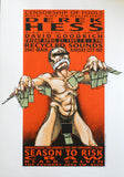 1995 Censorship of Fools (95-13) Art Show Poster by Derek Hess