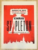 2017 Chris Stapleton - Camden Silkscreen Concert Poster by Andy Vastagh