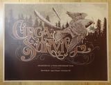 2017 Circa Survive - Cleveland Concert Poster by Alex Wezta