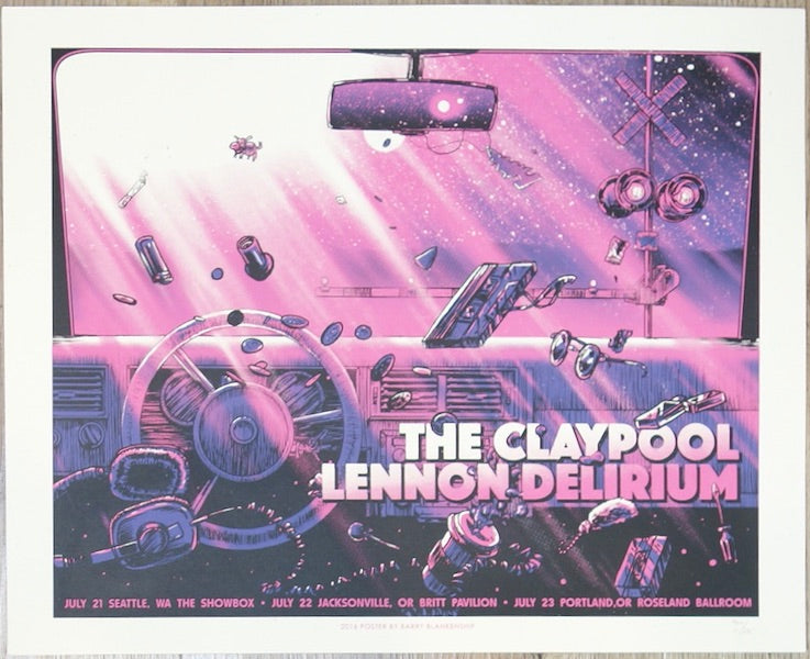 2016 Claypool Lennon Delirium - Washington/Oregon Concert Poster by Barry Blankenship