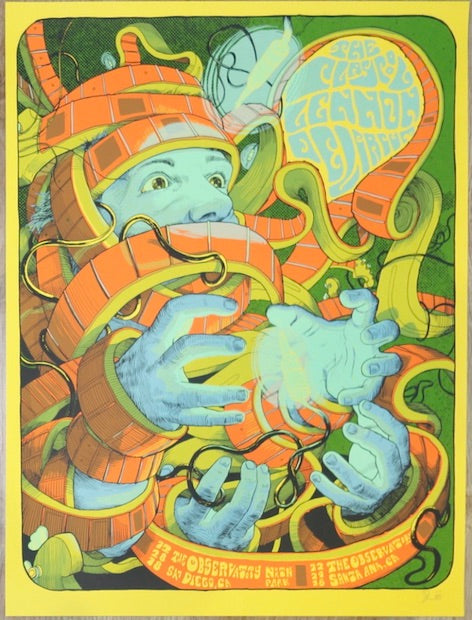 2018 Claypool Lennon Delirium - San Diego / Santa Ana Concert Poster by Dave Kloc