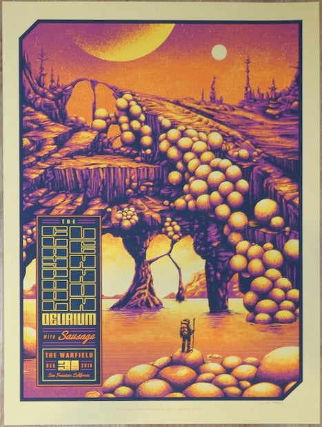 2019 Claypool Lennon Delirium - San Francisco NYE Silkscreen Concert Poster by Half Hazard