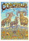 2018 Coachella Festival - Silkscreen Concert Poster by Emek