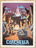 2016 Coachella - Indio Silkscreen Concert Poster by Tim Doyle