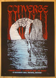 2012 Converge - Milan Silkscreen Concert Poster by Malleus