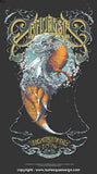 2007 Converge - Black Silkscreen Concert Poster by Aaron Horkey