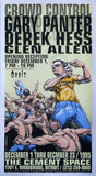 1995 Crowd Control (95-35) Silkscreen Show Poster by Derek Hess