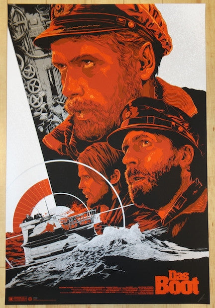 2014 Das Boot - Silkscreen Movie Poster by Ken Taylor