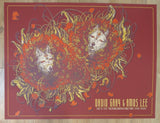 2015 David Gray & Amos Lee - Vienna Silkscreen Concert Poster by Erica Williams