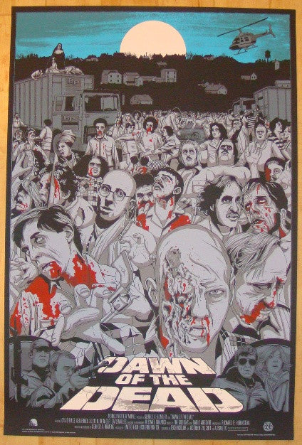 2011 "Dawn Of The Dead" - Variant Movie Poster by Jeff Proctor