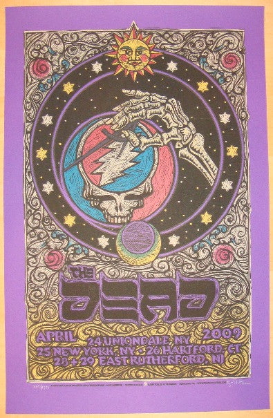 2009 The Dead - NY Silkscreen Concert Poster by Gary Houston
