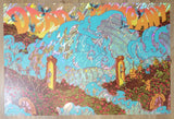 2015 Dead & Company - NYE LA Uncut Wave Foil Variant Concert Poster by James Flames