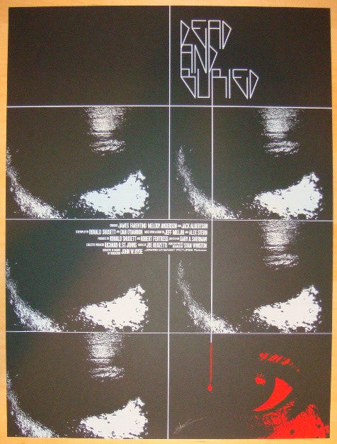 2012 "Dead and Buried" - Silkscreen Movie Poster by Jay Shaw
