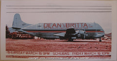 2007 Dean & Britta Silkscreen Concert Poster by Crosshair