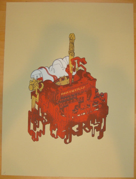 2011 "Deathtrap" - Silkscreen Movie Poster by Jacob Van Loon