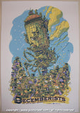 2007 The Decemberists - Leeds Concert Poster by Guy Burwell