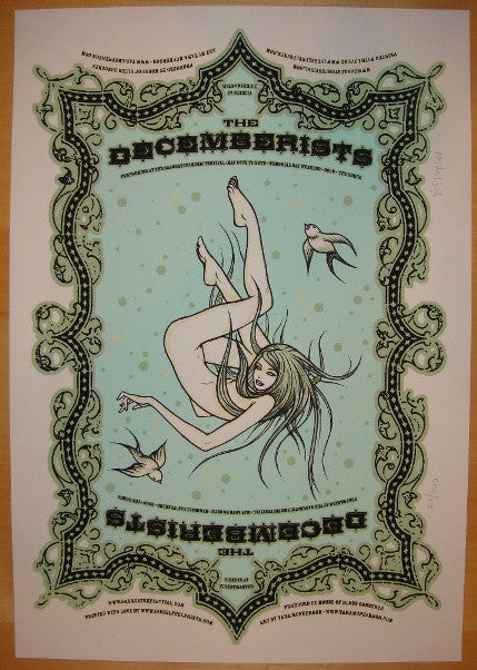 2006 The Decemberists - Concert Poster by Tara McPherson