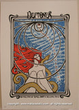 2007 Deftones Silkscreen Concert Poster by Malleus