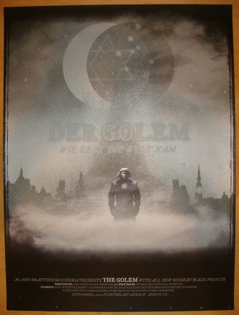 2010 "Der Golem" - Silkscreen Movie Poster by The Silent Giants