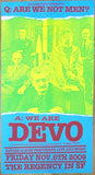 2009 Devo - San Francisco Silkscreen Concert Poster by Ron Donovan