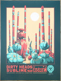 2021 Dirty Heads & Sublime w/ Rome - Mesa Concert Poster by Mike Fudge