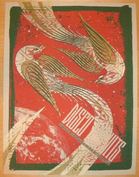 2009 The Disco Biscuits - Chicago Silkscreen Concert Poster by Todd Slater