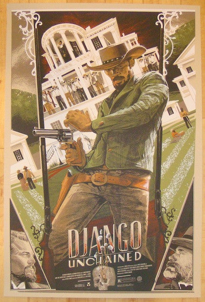 2013 "Django Unchained" - Silkscreen Movie Poster by Rich Kelly