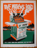 2007 Dave Matthews Band - West Palm Beach Concert Poster Methane
