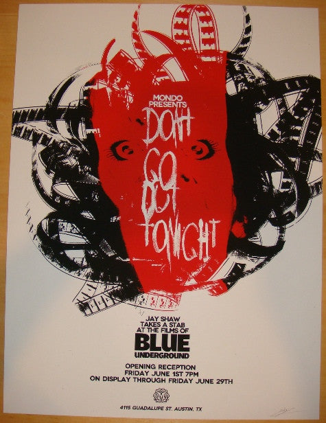 2012 "Don't Go Out Tonight" - Show Poster by Jay Shaw