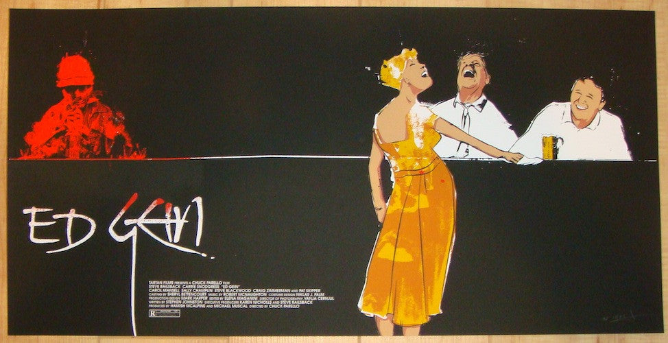 2013 "Ed Gein" - Silkscreen Movie Poster by Jay Shaw