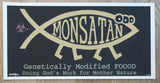 200x Genetically Modified Foood 2 - MonSatan Silkscreen Handbill by Emek