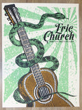 2014 Eric Church - Ottawa Silkscreen Concert Poster by Nate Duval