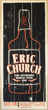 2015 Eric Church - Ft. Wayne Silkscreen Concert Poster by Andy Vastagh
