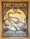 2017 Eric Church - Vancouver Silkscreen Concert Poster by Subject Matter Studio